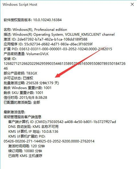 怎么查看win10永久激活 (图9) 怎么查看win10永久激活 (图9)