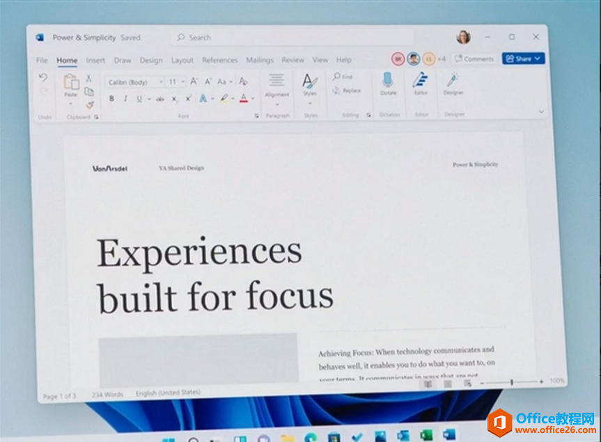 微软office 21界面曝光,更加现代化(图1) 微软office 21界面曝光,更加现代化1