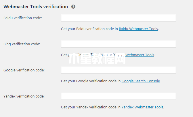 yoast-webmaster-tools