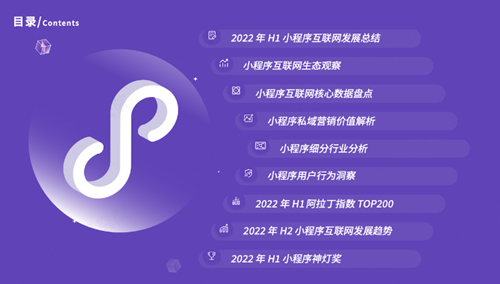 2022年H1小程序互联网发展白皮书