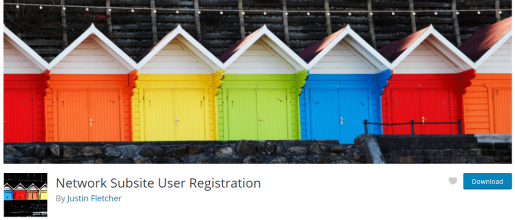 “Network Subsite User Registration”插件