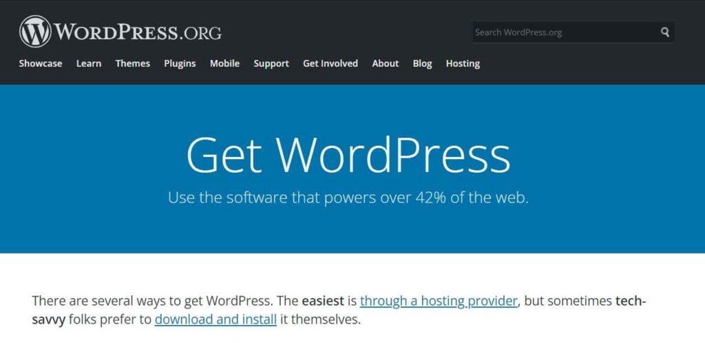 WordPress.org主页