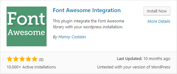 Font Awesome集成插件