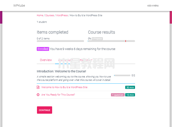 learnpress注册学生