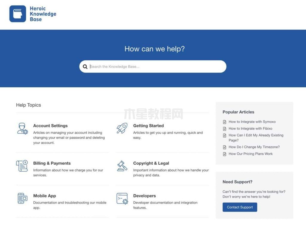 WordPress Knowledge Base by HeroThemes