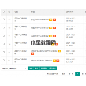 PbootCMS后台列表里明只有一篇文章,但是前端却显示了两
