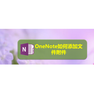 OneNote文件怎么添加附件? OneNote附件添加方法